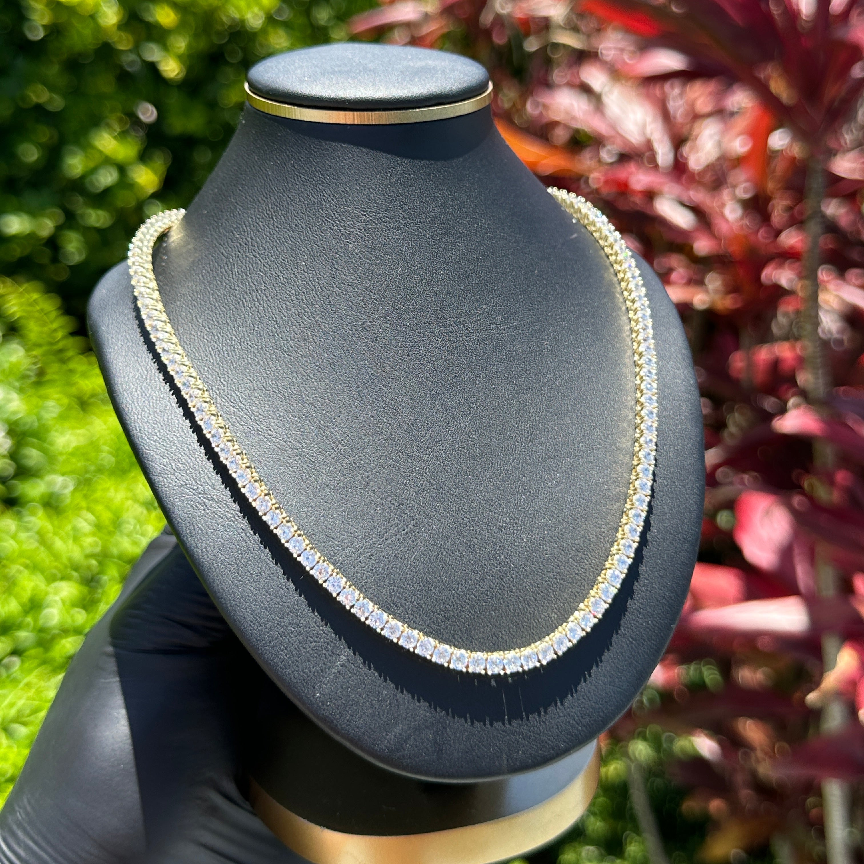 3mm Iced Out Tennis Necklace