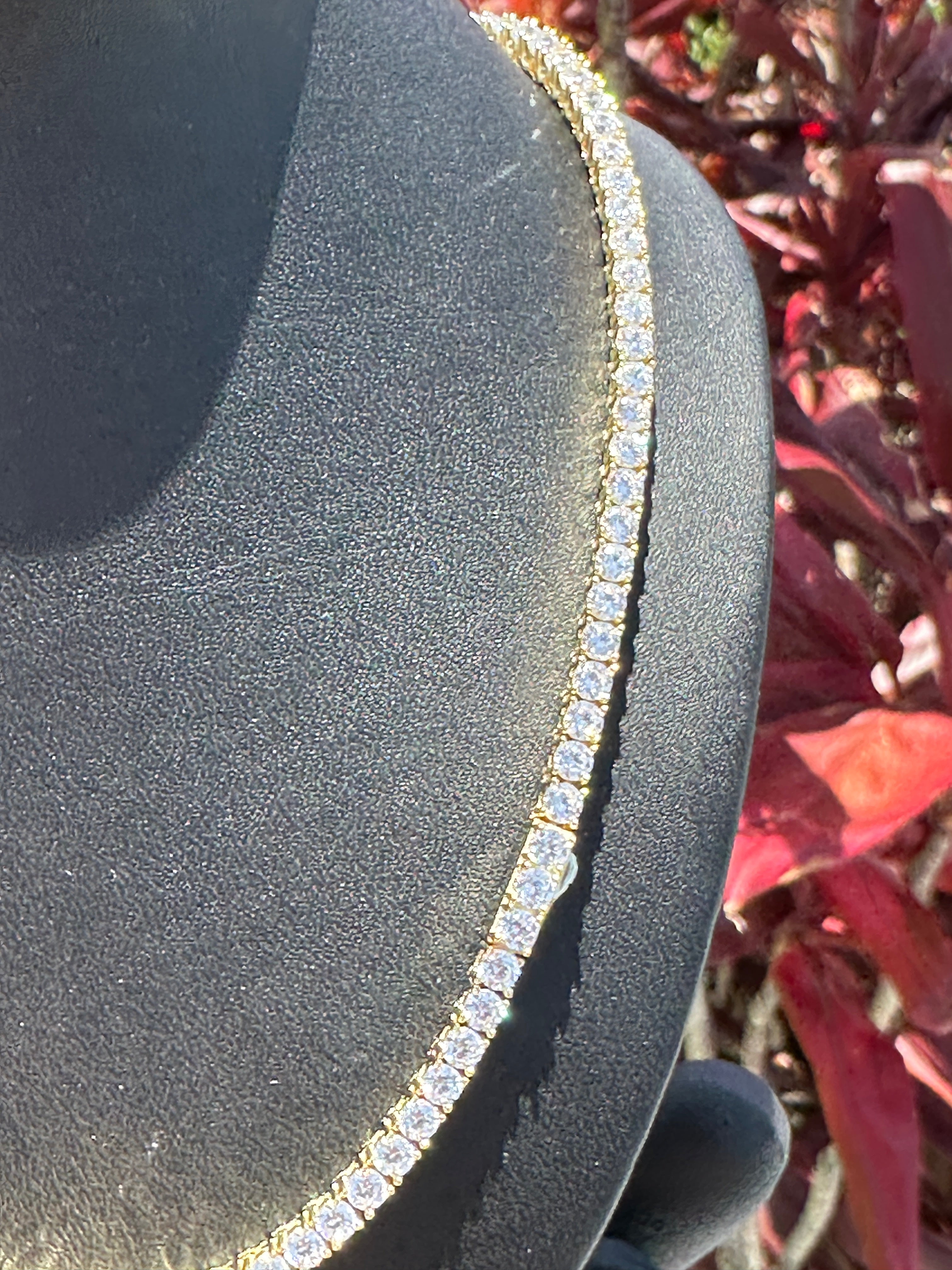 3mm Iced Out Tennis Necklace