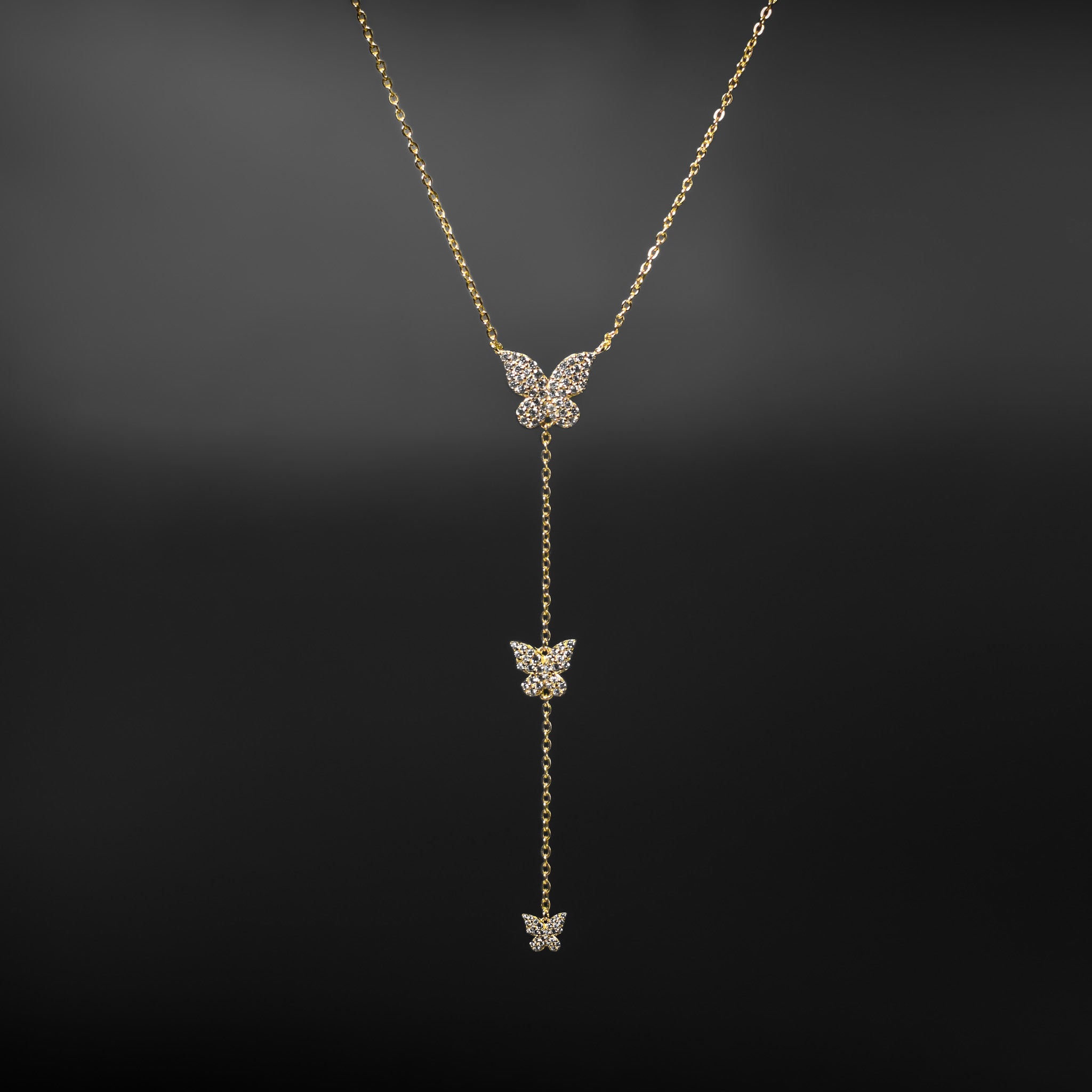 Butterfly Lariat Necklace