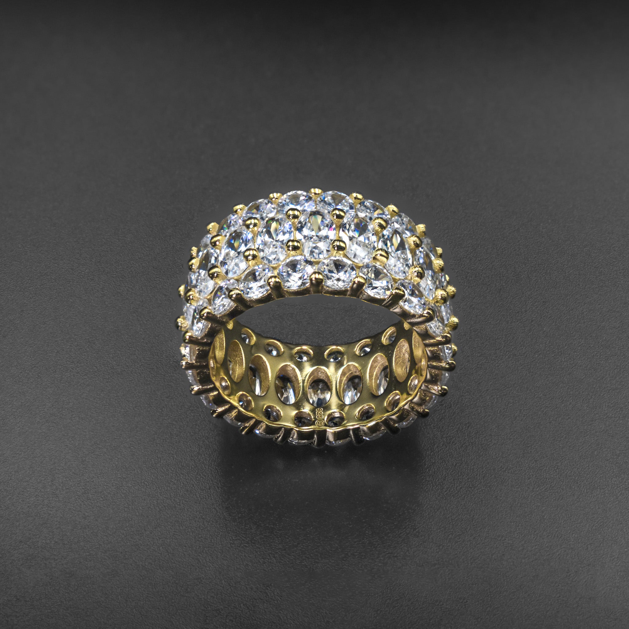 Triple Stacked Eternity Ring