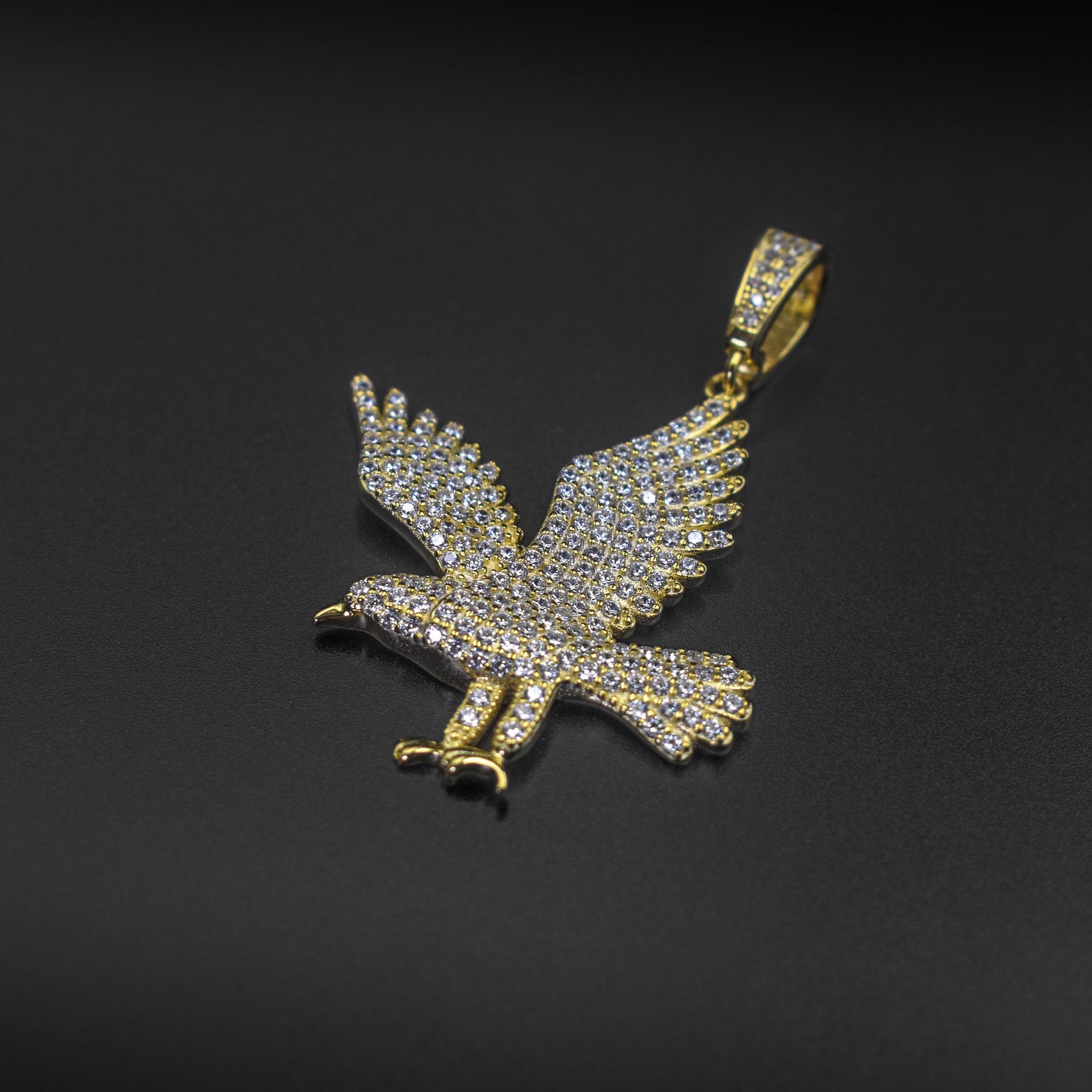 Eagle Diamond Pave Pendant