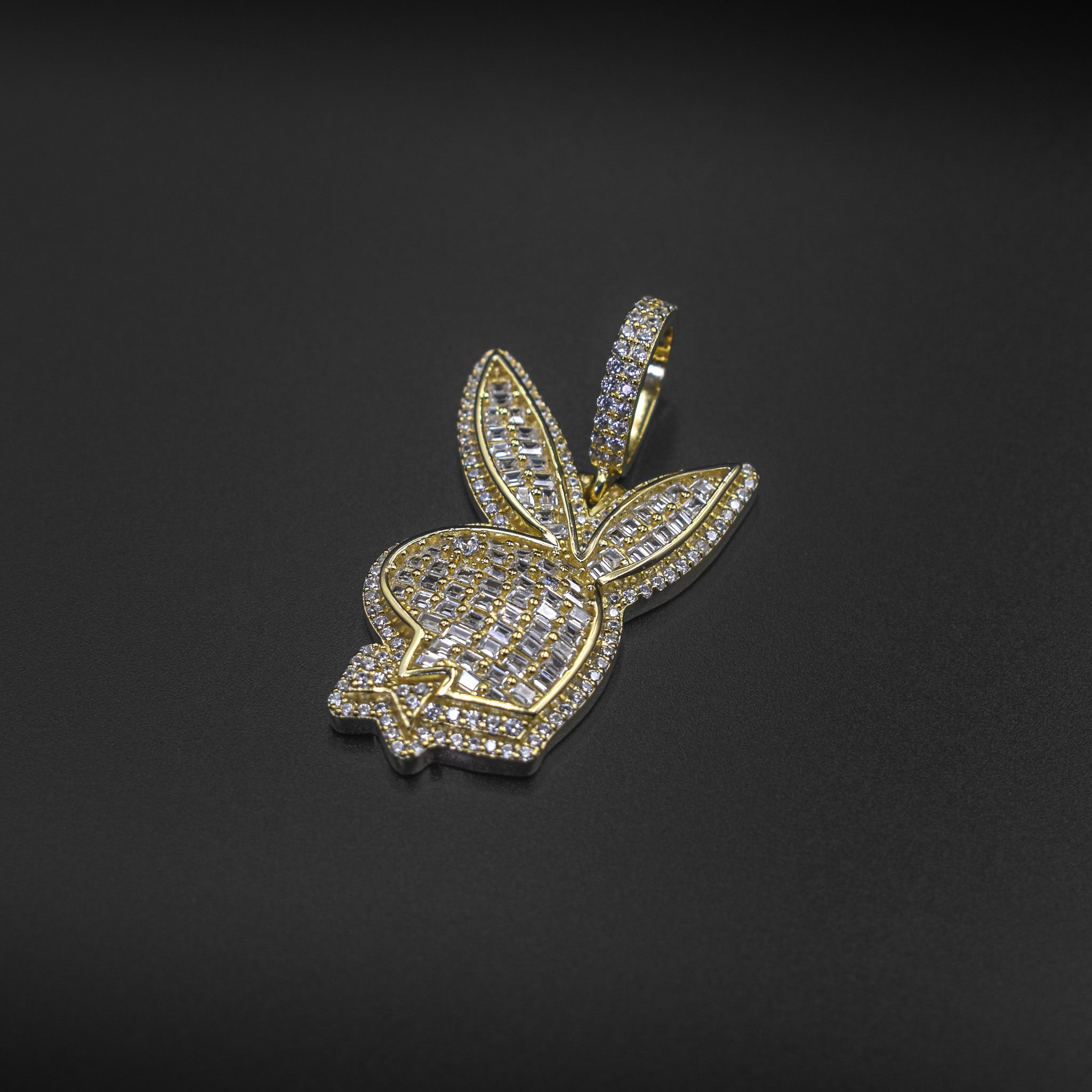 Playboy Bunny Diamond Pave Pendant