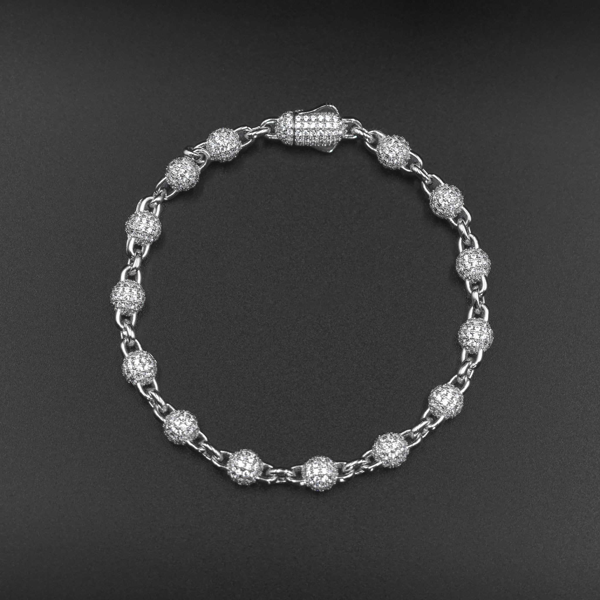 Diamond hot sale ball bracelet